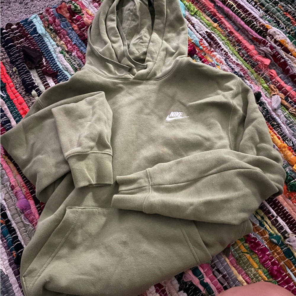 Nike Men's Sage Green Hoodie